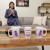 Seien Sie still und wissen Sie, dass ich Gott bin  Kaffeetasse