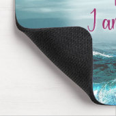 Seien Sie still und wissen Sie, dass ich Gott bin Mousepad (Ecke)