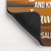 Seien Sie still und wissen Sie, dass ich Gott bin Mousepad (Ecke)