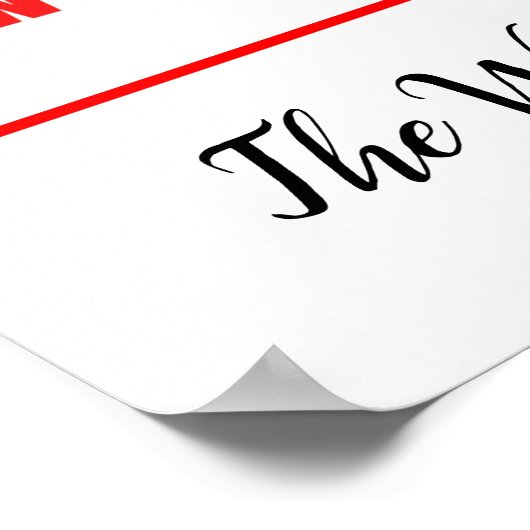 Seien Sie still und wissen Sie, dass ich Gott bin Poster (Ecke)