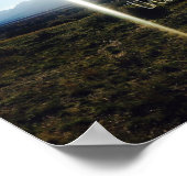 Seien Sie still und wissen Sie, dass ich Gott bin Poster (Ecke)