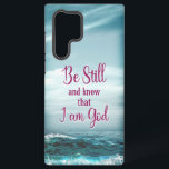 Seien Sie still und wissen Sie, dass ich Gott bin Samsung Galaxy Hülle<br><div class="desc">Seien Sie still und wissen,  dass ich Gott bin ein mächtiger Vers in der Bibel. Sehr oft in unserem Leben gibt es Momente,  in denen wir nur gehen lass müssen und einfach immer noch vor unserem Gott,  weil er weiß...  Sehr grafisch visuell,  um den Vers hervorzuheben. Seid gesegnet!</div>