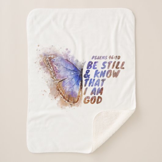 Seien Sie still und wissen Sie, dass ich Gott bin: Sherpadecke (Vorderseite)