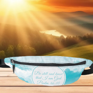 Seien Sie still und wissen Sie, dass ich Gott Nied Bauchtasche