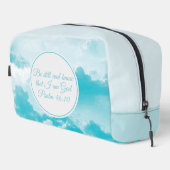 Seien Sie still und wissen Sie, dass ich Gott Nied Waschbeutel (Rechte Ecke)