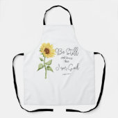 Seien Sie still und wissen Sie, dass ich Gott Sonn Schürze (Vorderseite)