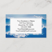 Seien Sie still und wissen Sie, dass ich Gotteskir Visitenkarte (Rückseite)