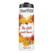 Seien Sie still und wissen Thermosbecher (Vorderseite)
