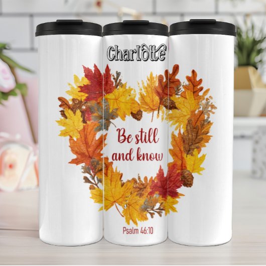 Seien Sie still und wissen Thermosbecher