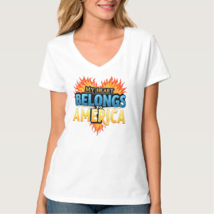 Seien Sie stolz auf Amerika - Stand Tall, Shine Br T-Shirt