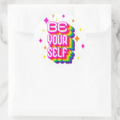 Seien Sie stolz auf Aufkleber (Tasche)