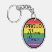 Seien Sie stolz auf die Regenbogenschlüsselkette Schlüsselanhänger (Vorderseite links)