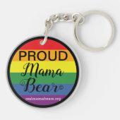 Seien Sie stolz auf die Regenbogenschlüsselkette Schlüsselanhänger (Rückseite)