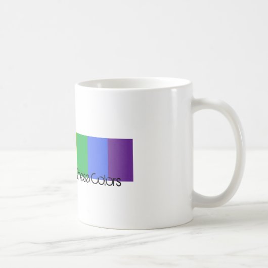 Seien Sie stolz auf diese Farben Kaffeetasse (Rechts)
