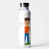 Seien Sie stolz auf Ihre Kinderarbeit Trinkflasche (Rechts)