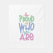 Seien Sie stolz auf Ihren Fleecedecke (Vorderseite)