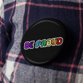 Seien Sie stolz auf LGBT-Gay Pride Button