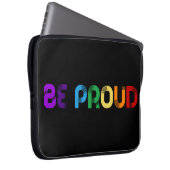 Seien Sie stolz auf LGBT-Gay Pride Laptopschutzhülle (Vorne Rechts)