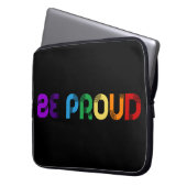 Seien Sie stolz auf LGBT-Gay Pride Laptopschutzhülle (Vorderseite Links)