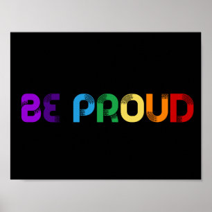Seien Sie stolz auf LGBT-Gay Pride Poster