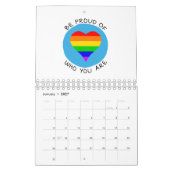 Seien Sie stolz darauf, wer Sie LGBT sind Kalender (Jan 2027)