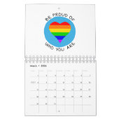 Seien Sie stolz darauf, wer Sie LGBT sind Kalender (Mär 2026)