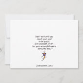 Seien Sie stolz darauf, wer Sie sind_flache Karte  (Rückseite)