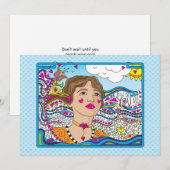 Seien Sie stolz darauf, wer Sie sind_flache Karte  (Vorne/Hinten)