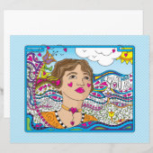 Seien Sie stolz darauf, wer Sie sind_flaches Blatt (Vorne/Hinten)