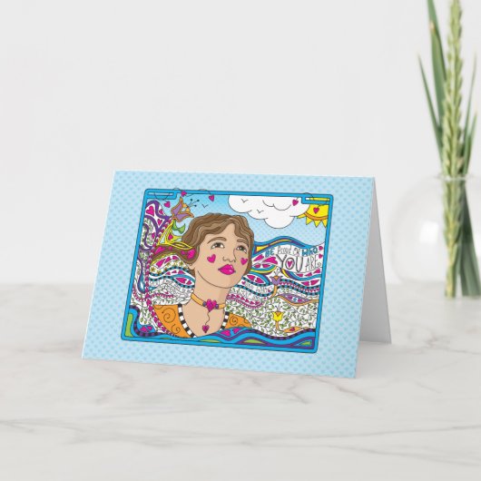 Seien Sie stolz darauf, wer Sie sind Karte (Vorderseite)