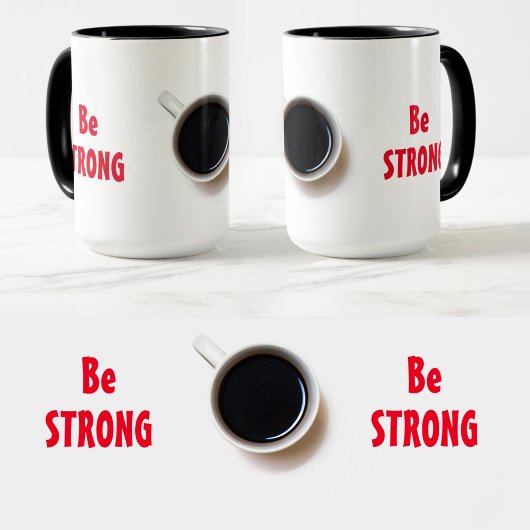 Seien Sie STRONG mit der Kaffee-positiven Bestätig Tasse
