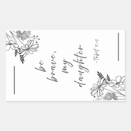 Seien Sie tapfer - Aufkleber