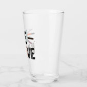Seien Sie tapfer Glas (Links)