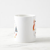 Seien Sie tapfer haben Mut Fox Kaffeetasse (Mittel)