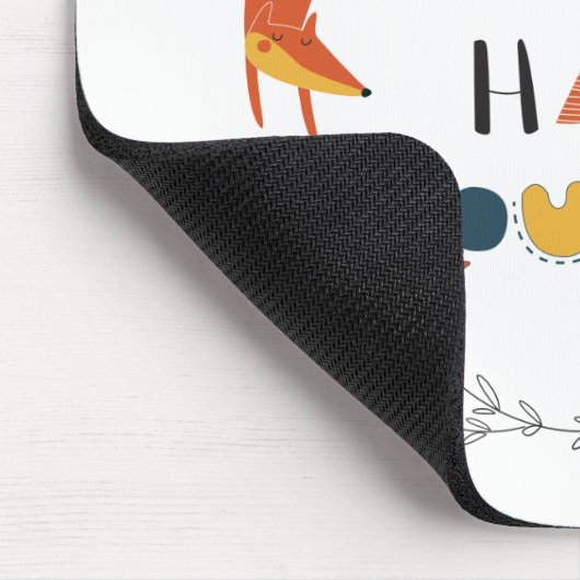 Seien Sie tapfer haben Mut Fox Mousepad (Ecke)