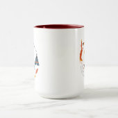 Seien Sie tapfer haben Mut Fox Tasse (Zentrum)