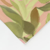 Seien Sie tapfer, inspirierendes Waldland Hirsch K Fleecedecke (Ecke)