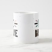 Seien Sie tapfer Jumbo-Tasse (Vorderseite)