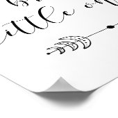 Seien Sie tapfer Kleiner Poster (Ecke)