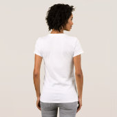Seien Sie tapfer Ladys White T - Shirt (Schwarz voll)