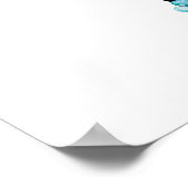 Seien Sie tapfer Pfeil mit Blume Poster (Ecke)