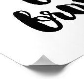 Seien Sie tapfer - Pfeile - Weißes Poster (Ecke)