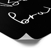 Seien Sie tapfer Poster (Ecke)