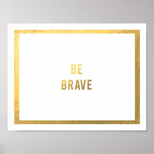 Seien Sie tapfer Poster (Vorne)