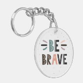 Seien Sie tapfer Schlüsselanhänger (Vorderseite links)