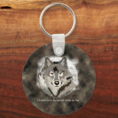 Seien Sie tapfer Schlüsselanhänger (Vorderseite)