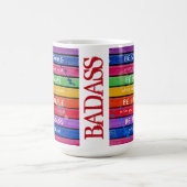 SEIEN SIE TAPFER. Seien Sie stark. - Regenbogen - Kaffeetasse (Mittel)