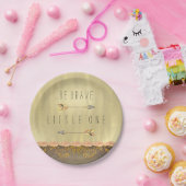 Seien Sie tapfer, Tribal Arrow Baby Dusche Pappteller (Party)