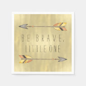 Seien Sie tapfer, Tribal Baby Dusche Serviette (Vorderseite)