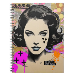 Seien Sie tapfer und haben Sie den Glauben | Notiz Notizblock